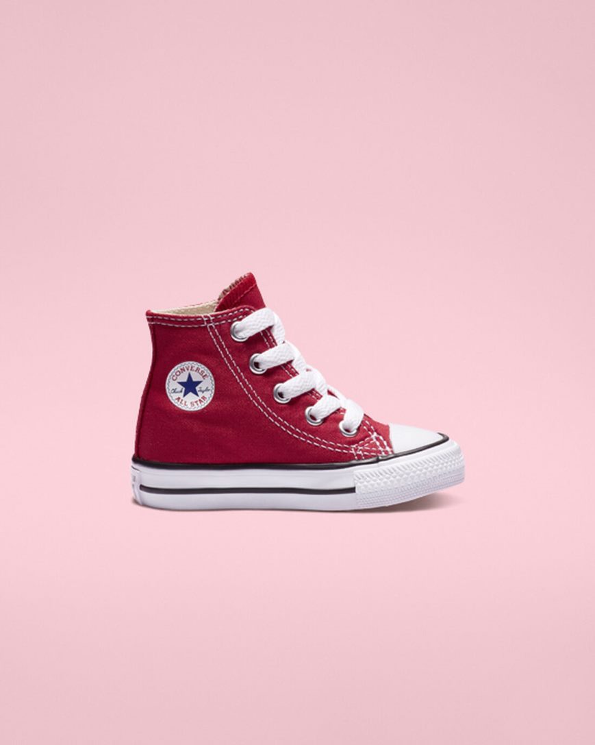 Tenisky Vysoke Converse Chuck Taylor All Star Klasické Chlapcenske Červené | SK MOI11S5